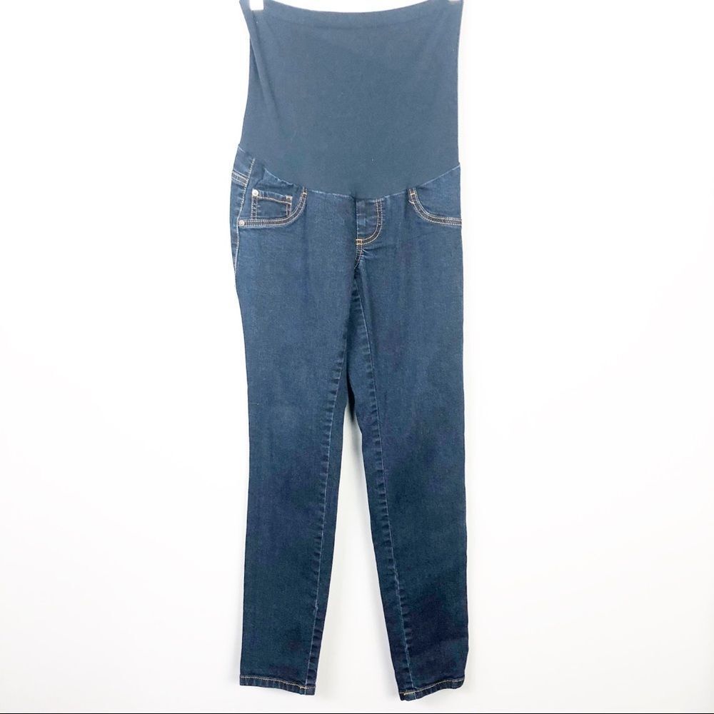 Indigo Blue Skinny Maternity Jeans
